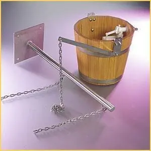 Eliga Eimer-Schwalldusche 10 ltr. mit Tragarm für Wandmontage Direkt Vom Hersteller