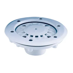 Expressversand Astral Bodeneinlaufdüse weiß für Folienbecken mengenverstellbar 2" AG außen / innen 50 mm Klebemuffe