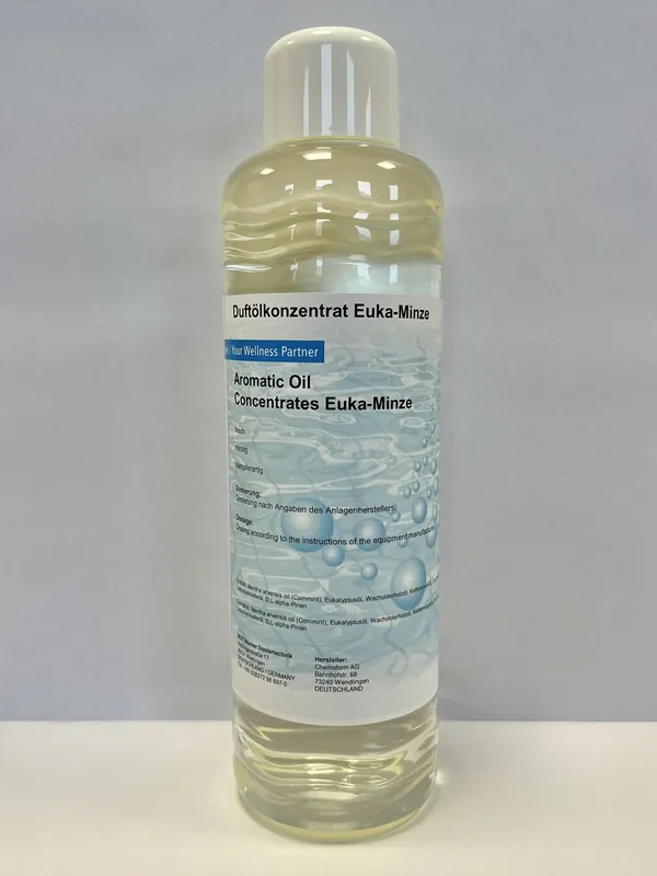Neu Im Sortiment WDT Raumbeduftung Duftölkonzentrat Euka Minze 1 l für Duftdos und Aerom