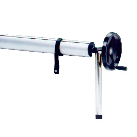 Aufrollvorrichtung Deluxe höhenverstellbare Flanschfüße H= 500 - 800 mm Aktuell