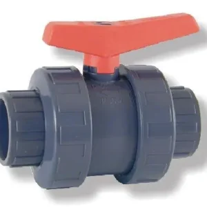Angebot PVC 2-Wege-Kugelhahn mit Klebemuffen d 75 mm