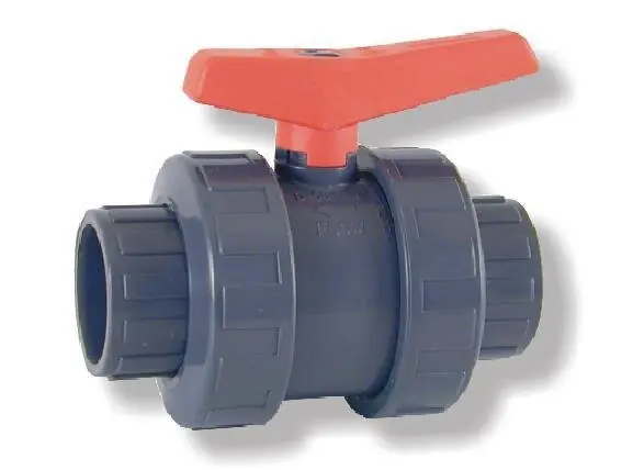 Angebot PVC 2-Wege-Kugelhahn mit Klebemuffen d 75 mm