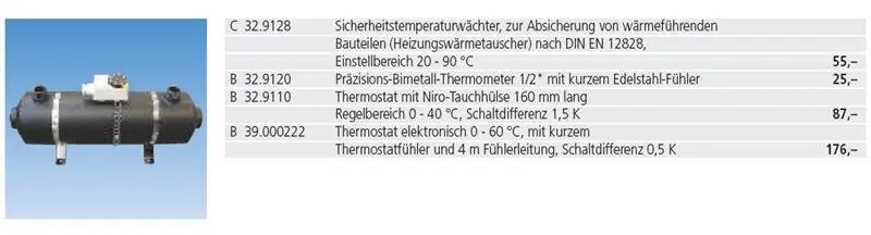 Thermostat elektronisch 0 - 60 °C Letzte Chance