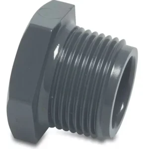 PVC Stopfen 1 1/2" mit zylindrischem AG Preisknaller
