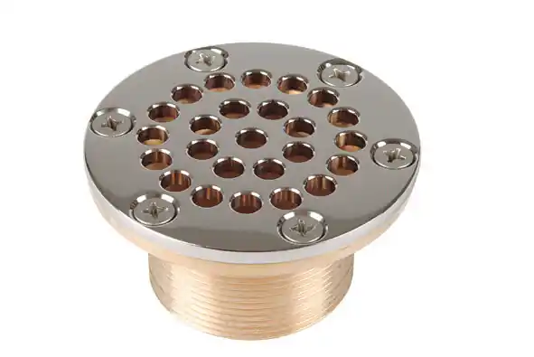 Sale Allfit Rinnenablauf RG 40 mm Gewindelänge mit Rost d 92,5 mm, G 2" AG