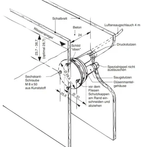 Zertifiziert Swim-tec® Eurojet Vormontagesatz