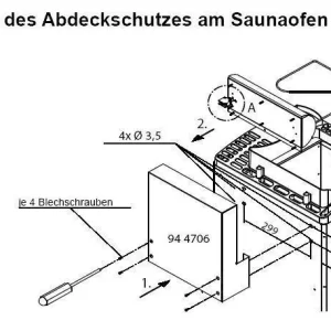 Preisreduziert EOS Ofenschutz-/Relinghalterung MAX