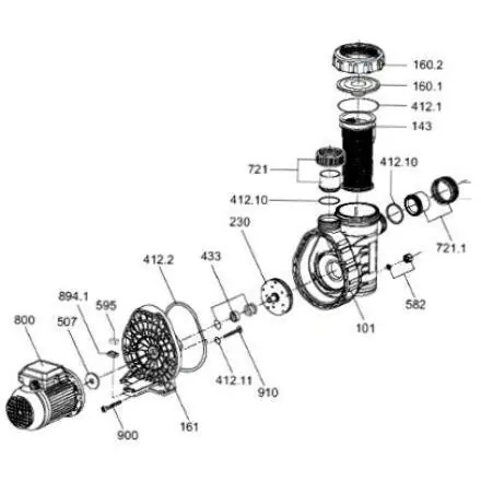Abverkauf Speck Gleitringdichtung 14mm