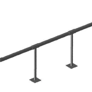 Garantierte Lieferung Bieri Schneeträger Längsseite des Beckens aus Aluprofilen, mit Stützfüßen SwissTop inkl. Schutzplatte Ø150 mm (PVC)