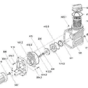 Speck Super Pump Satz Verschraubungen mit O-Ring d=63 Direkt Vom Hersteller