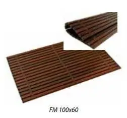 Direkt Vom Hersteller Fußmatte aus dunkler Thermo-Esche geölt 60 x 45 cm
