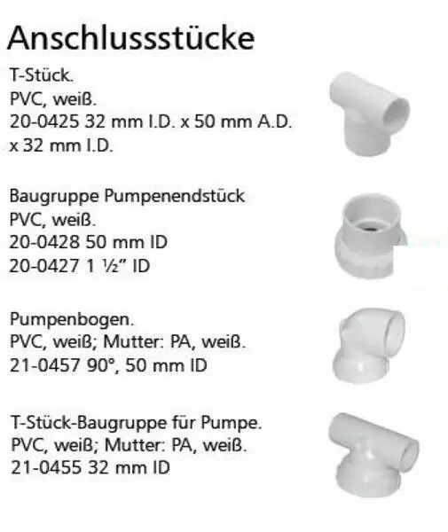 Zertifiziert Pumpenverschraubung 50 mm für Massagepumpe Balboa ha460