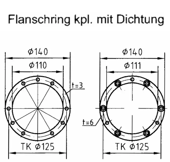 Schnäppchen Zubehör Schwalldusche Classico Folienflansch für Einbausatz