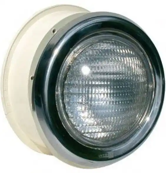 Finale Aktion MTS Schwimmbadscheinwerfer 300W 12V Niro V4A Blende für Beton