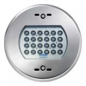 Wibre Schwimmbad-Scheinwerfer POW-Led neutral white 3 m (6x1 + 2x0,5 mm2) 27 x 3 w (140 lm/Led = total 3780 lm) 700 mA/12 V-dC 4.500K Expressversand