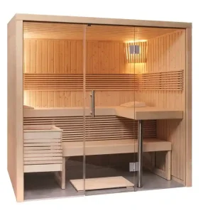Domo Sauna Panorama Small 214 x 160 x 201 cm Schneller Versand