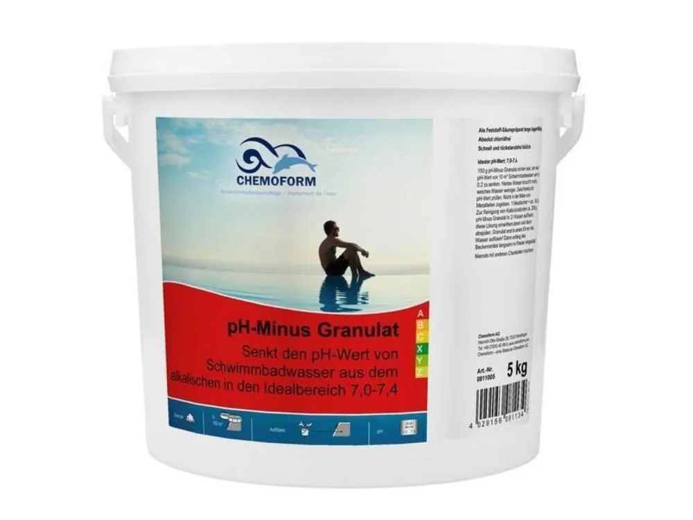 Solange Der Vorrat Reicht Chemoform pH Minus Granulat 5 kg für Schwimmbäder