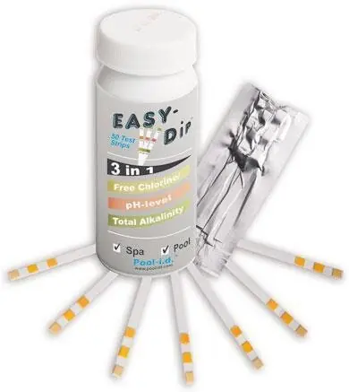 Chemoform Pooltester 3 in 1 Teststreifen Messung Chlor pH Brom 50 Streifen Quicktest Sichere Zahlung