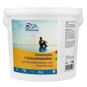 Chemoform T-Schnelltabletten 5 kg Chlor Schockchlorierung 20 g Solange Der Vorrat Reicht