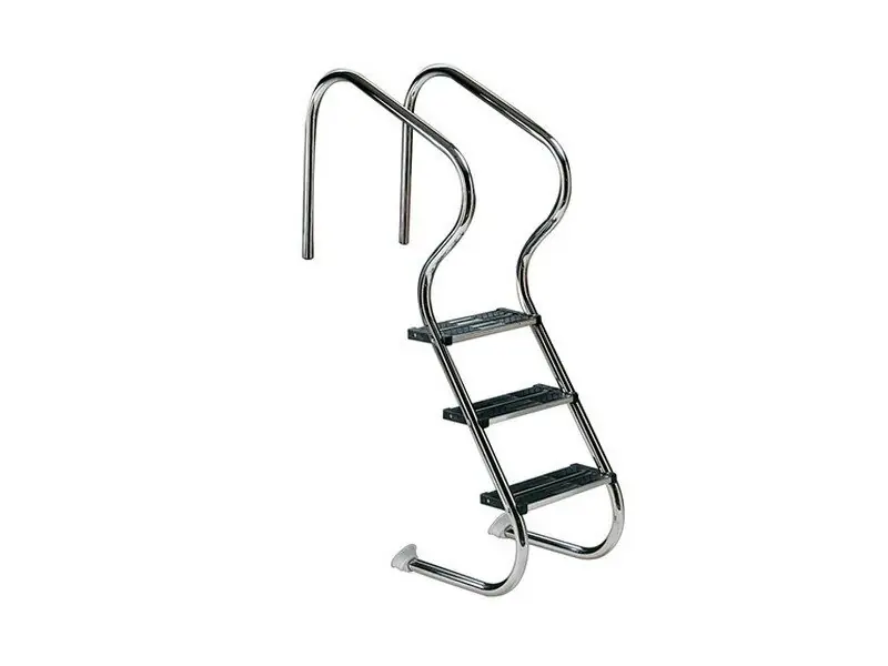 Nur Für Kurze Zeit Treppe Deluxe V4A 3-stufig kurze Bauweise Schwimmbadleiter