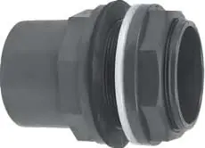 Abverkauf PVC Tankdurchführung 25/32 mm Klebemuffe x 1"