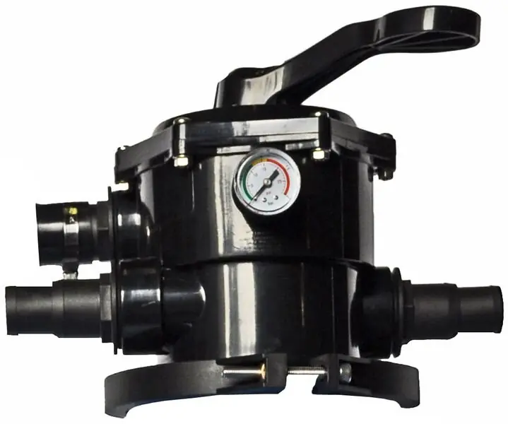 Jetzt Bestellen OKU 6-Wege-Top-Mount-Ventil 1 1/2" mit Spannring, Manometer