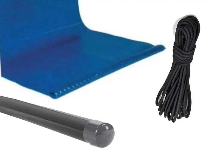 Echt MTH Zugvorrichtung mit Hohlsaum d40 mm PVC Rohr und Zugseil