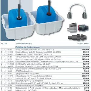 Zertifiziert OEM Rillenkugellager für Schlauchdosierpumpe 1,6 l (ab 2004)