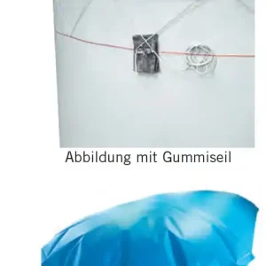 Aufblasbare Winterabdeckung SUNNY AIR mit Gummiseil Rechteckbecken Blau mit Seil Angebot