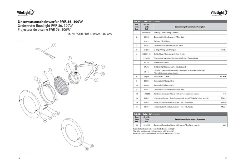 Beliebt Vitalight Lahme Quetschverschraubung PG 13.5 BZ für Lahme-Einsatz 4130020 + 4130090