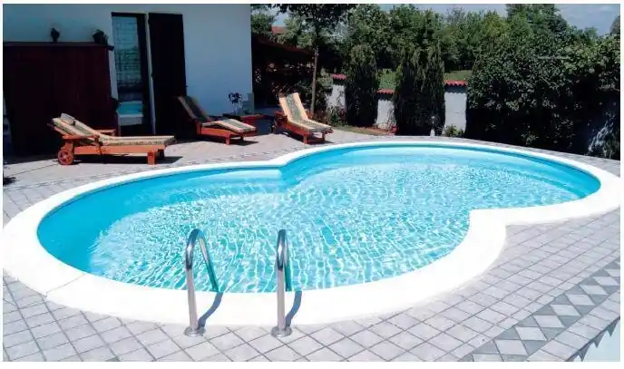 Kracherpreis MTH SUNNY POOL Achtformbecken Schwimmbad 0,8 mm Folie