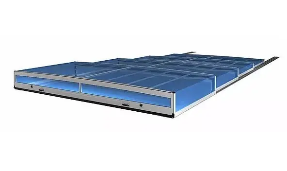 Aquacomet Schwimmbadüberdachung HORIZONT Highlight
