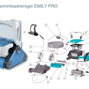 Jetzt Bestellen Emily Pro Seitenteil blau mit Aufkleber