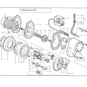 Fluvo Gegenstromanlage Rondo O-Ring Einschubsatz / Schaltknopf Expressversand
