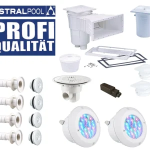 Astral Profi Paket Einbauteile Set für Schwimmbecken Breitmaulskimmer Wochenendangebot