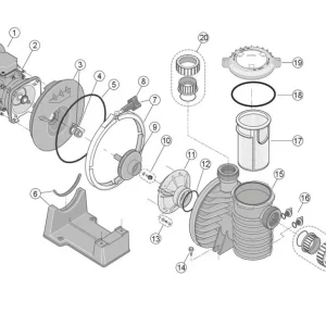 Sta-Rite Ersatzteil Laufrad Impeller für MAX-E-PRO-5P6R 1,1kW Mono und TriPhase Expressversand