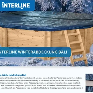 Top-Angebot Interline Winter Abdeckplane für Bali Holzpools