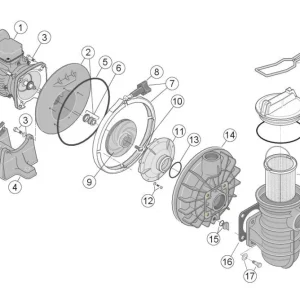 Sta-Rite Ersatzteil Impeller für 5P2R Pumpen 0,55 kWMono Phase Meistverkauft