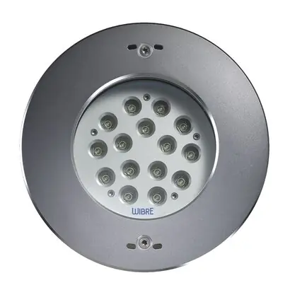 Wibre Schwimmbad-Scheinwerfer Standard Schutzart IP68 V4A-Edelstahl Solange Der Vorrat Reicht