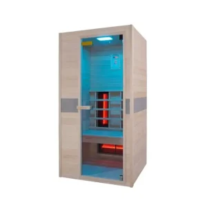 Infrarot Deluxe Wärmekabine Jade - Verschiedene Ausführungen - Volles Lichtspektrum - Farblichttherapie - MP3-Player - Bluetooth - 7 Farben LED-Beleuchtung Solange Der Vorrat Reicht