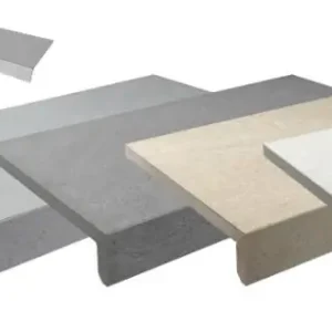 Echt Firenze Ceramica L - Beckenrandstein Aussenecke 90° 60 x 29,5 x 2 cm