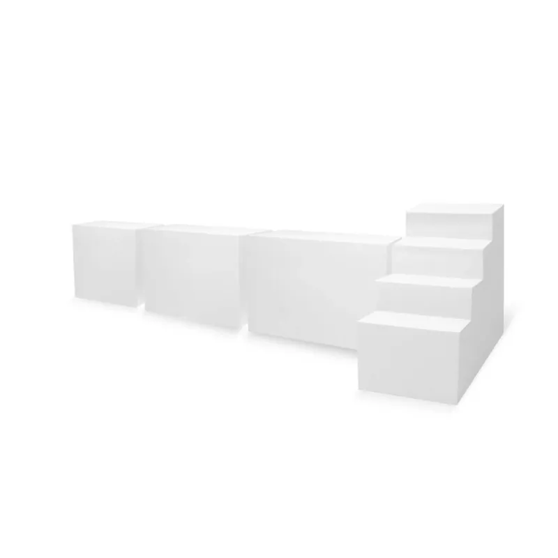 Knallerangebot TrendStone Sitzbankeinheit zu Ecktreppe Pool Variofit 78 cm, versch. Größen, versch. Breiten, Kunststoffbeschichtet