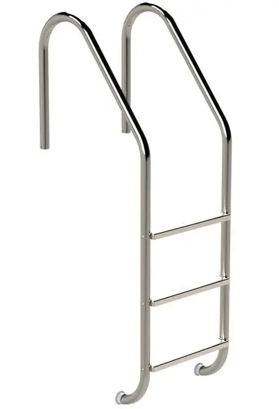 Ideal Eichenwald Schwimmbad Leiter Modell 05 MARINA 2-5 Stufig V4A Edelstahl Schnäppchen