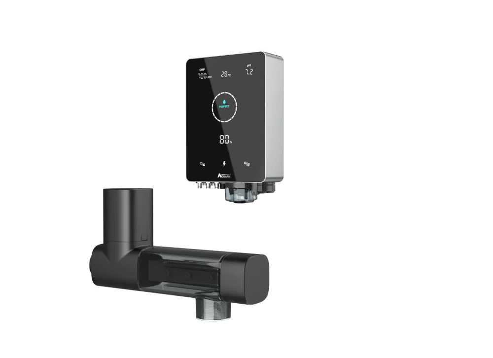 Aquark Mr. Pure MPS34 Inverter-Salzelektrolyse 26 g/h – leistungsstarke Salzelektrolyseanlage mit pH- & Redox-Regelung für große Pools Direkt Vom Hersteller