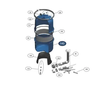 Angebot Filterkessel Unterrteil für Filteranlage HP 400