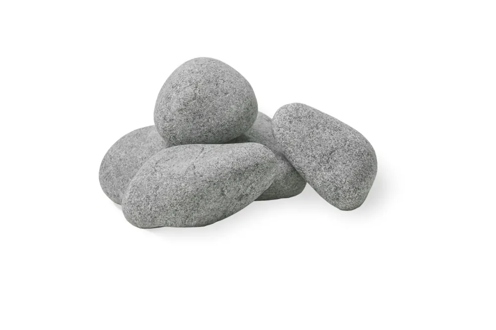 HUUM Runde Saunasteine aus Olivin-Diabas 5-10 cm 15 kg Karton Direkt Vom Hersteller
