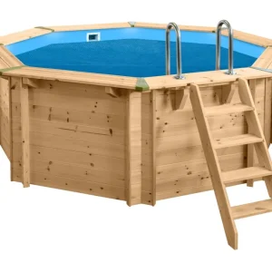 Holzpool Bali nachhaltiges Familienschwimmbad aus Holz Kracherpreis
