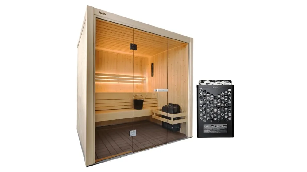 Sofort Bestellen Hanko Saunakabinen S–XL – Finnische Design-Sauna mit WT-Tank & Saunaofen