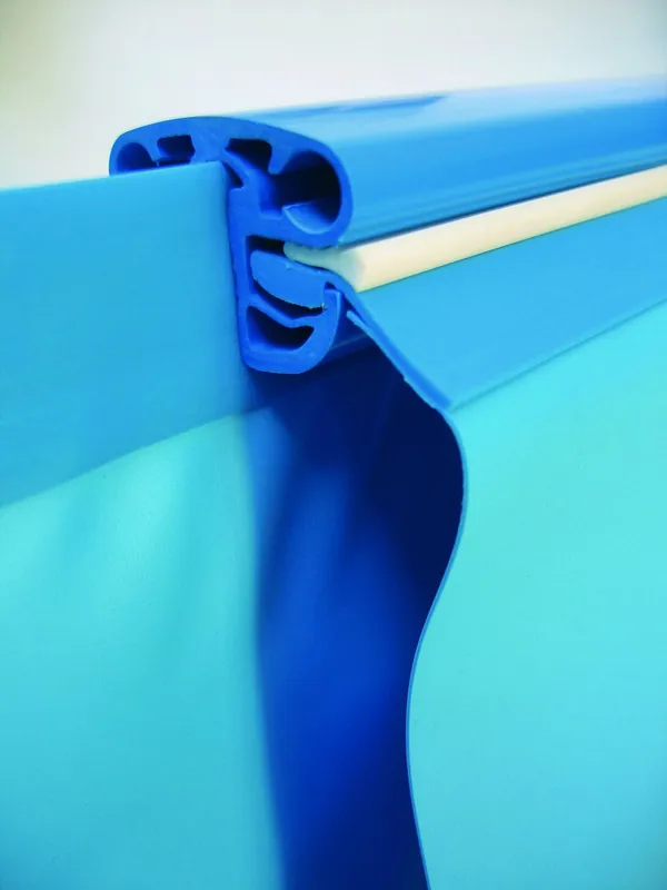 Letzte Chance Kombihandlauf Farbe blau für Ovalbecken