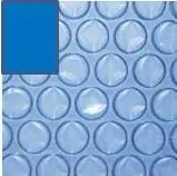 Solarfolie rechteckig, blau 400µm, Konfektionsware Neuheit